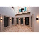 SLV Outdoor Wall luminaire SITRA CUBE, UP/DOWN, IP44, 2x GX53 TCR-TSE max. 9W, rust-colored