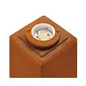 SLV Staande armatuur voor buiten RUSTY® SQUARE 40 LED IP55, roest 
