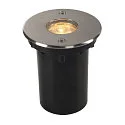 SLV LED Floor recessed luminaire DASAR LED HV Outdoor luminaire, round, stainless steel 316, 40°, 5W, PowerLED, 3000K, IP67
