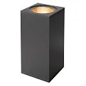 Wandarmatuur voor buitenshuis BIG THEO WALL 2-vlams IP44, antraciet