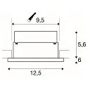SLV Noodverlichting P-LIGHT LED, wit