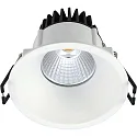 Inbouwarmatuur VELIA rond IP44, wit mat dimbaar 11W 2700K