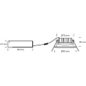 SLV recessed luminaire VELIA LOW PROFILE round IP44, brushed aluminium dimmable 5,5W 340lm 4000K