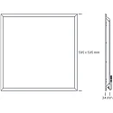 SLV LED panel ECOTECH, 40W 4000lm 4000K