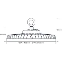 SLV Halstraler ECOTECH HIGHBAY IP65, zwart mat 