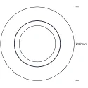 SLV cover QUICK/UNI INSTALL G2 round, white matt