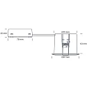 recessed luminaire QUICK INSTALL G2 round, set of 10 GU10 IP44, white matt 
