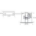 Inbouwarmatuur UNI INSTALL G2 rond, Set van 10 GU10 IP44, wit mat 