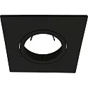 Afdekking QUICK/UNI INSTALL G2 vierkant, zwart mat