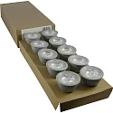 LED lichtbron 10 Stuks GU10 4,8W 380lm 3000K 36° dimbaar opaal