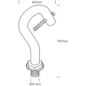 SLV fastening hook ECOTECH HIGHBAY, stainless steel