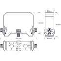 SLV Houder ECOTECH HIGHBAY, zwart mat