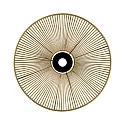 lamp shade PAMELA 3913/70, sand coloured, black
