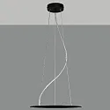 pendant suspension LISBOA 40 - ON-OFF / TRIAC - 250CM 3-fold, black matt