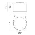 ACB Wandarmatuur voor buitenshuis ANIA 16/2060 IP65, wit