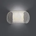 ACB Wandarmatuur MIRTA 3055/40 up down E27 IP20, opaal, wit dimbaar