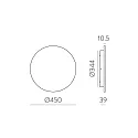 ACB outdoor wall luminaire COMBO 16/3966-45 IP65, white