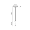 ACB Lichtpaal SHEDIR 2076 IP65, antraciet