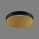 ACB Plafondarmatuur EINAR 3558/8 GU10 IP20, goud, zwart mat dimbaar