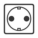 Contactdoos NO 4405 /-07 /-09 met deksel, Duitse versie, grijs