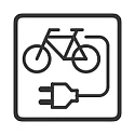 Inset for Outdoor Energy column (ALB-6244.../-662409) - Schuko socket IP 44 / E- Bike green, increased contact protection
