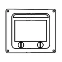 top-hat rail module NO 4417 /-19 4-fold, with cover, grey