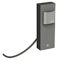 Contactdoos met Grondpen PLUG-N-PLAY 1-voudig, antraciet