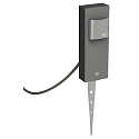Albert Contactdoos met Grondpen PLUG-N-PLAY 1-voudig, antraciet