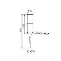 Albert Lamp met grondpen PLUG-N-PLAY / G9 met Lamphouder G9 IP54, antraciet