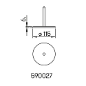 Albert Bodemplaat PLUG-N-PLAY / ALB-524327 mechanisch, antraciet