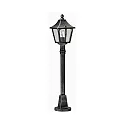 Padverlichting TYPE NO 4128 hoekig E27 IP44, zwart dimbaar