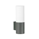 Wandarmatuur voor buitenshuis TYPE NO 0277 cilindrisch, dimbaar IP54, antraciet, mat dimbaar