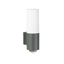 Wandarmatuur voor buitenshuis TYPE NO 0278 dimbaar, met Bewegingsmelder IP54, antraciet, mat dimbaar