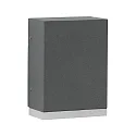 Wandarmatuur voor buitenshuis TYPE NO 0325 down, hoekig IP54, zwart 