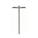 LED Vario III Mast light 0844 - floodlight optics, 2 flames, IP65, 113.2W 3000K 7600lm, tiltable +/- 45°, anthracite