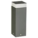 Sokkelarmatuur TYPE NO 2292 hoekig, kort, schakelbaar IP54, antraciet