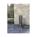 Outdoor Socket column lockable Type No. 4410, IP54, 2 Schuko sockets + cable outlet, without switching function, anthracite