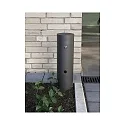 Outdoor Socket column lockable Type No. 4410, IP54, 2 Schuko sockets + cable outlet, without switching function, anthracite