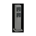 Contactdooszuil TYPE NO 4412 2-voudig, met slot, zwart, antrazit mat