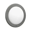 Wandarmatuur voor buitenshuis TYPE NO 6419 IP44, antraciet, opaal dimbaar