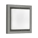 Wandarmatuur voor buitenshuis TYPE NO 6422 IP54, antraciet, opaal dimbaar