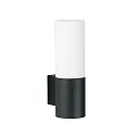Wandarmatuur voor buitenshuis TYPE NO 0277 cilindrisch, dimbaar IP54, zwart mat dimbaar