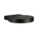 LED Outdoor Wall luminaire Type No. IP44, 0290, 16W 3000K 1600lm, cast alu / acrylic glass opal, black matt