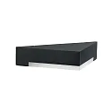 LED Outdoor Wall luminaire Type No. 0333, IP54, triangle shape, 5W 3000K 480lm,cast alu,acrylic glass, dimmable, black matt