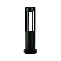 Sokkelarmatuur TYPE NO 0507 cilindrisch E27 IP44, zwart mat