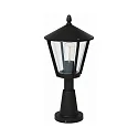 Sokkelarmatuur TYPE NO 0529 E27 IP44, zwart mat dimbaar