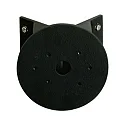 Hoeksteun TYPE NO 1005 rond, zwart mat