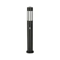 Lichtpaal TYPE NO 2249 cilindrisch, met bewegingsmelder E27 IP44, zwart mat dimbaar