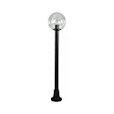 Padverlichting TYPE NO 2053 rond E27 IP44, zwart mat dimbaar