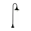 Padverlichting TYPE NO 2081 E27 IP44, zwart mat dimbaar